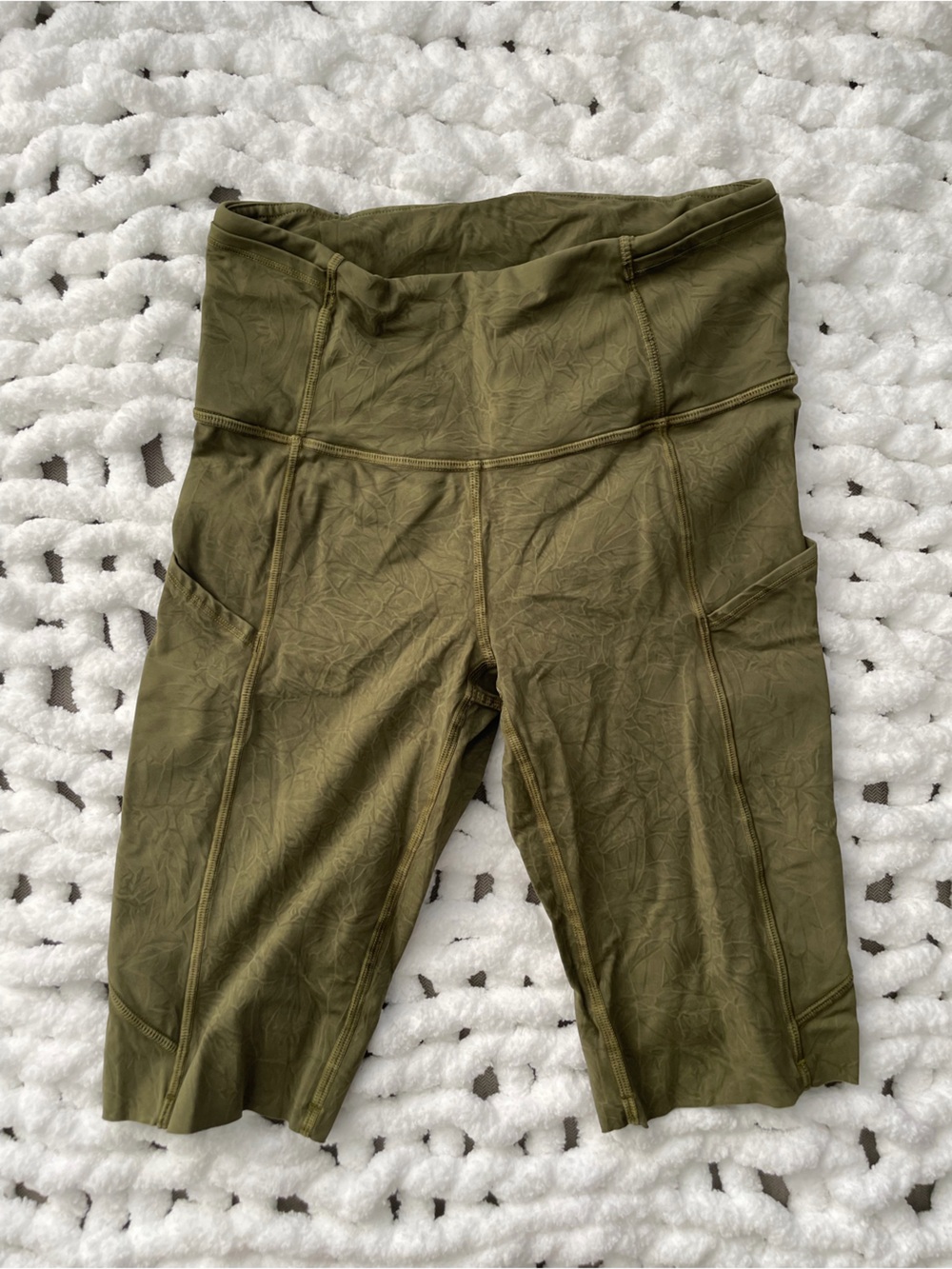 lululemon athletica Olive Green High-Waist Pocket Leggings
